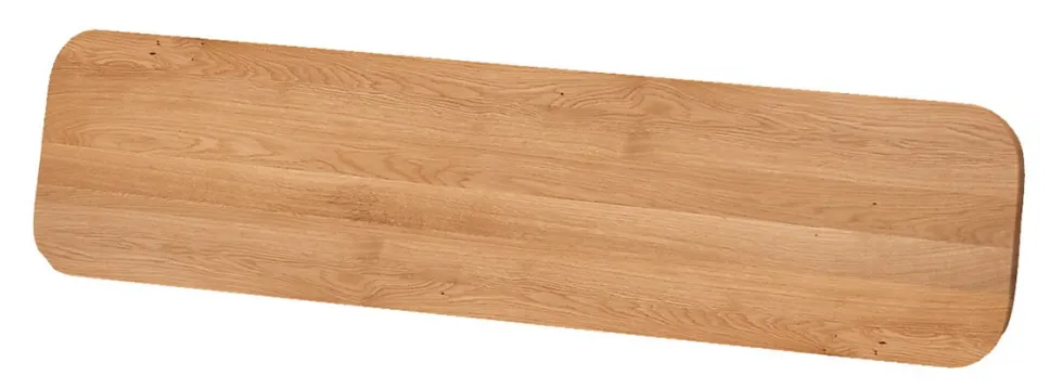 Doppelbett Metallfrei 'Natura Oak II' 180x200cm Wildeiche massiv