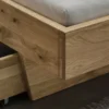 Doppelbett mit Schubkästen 'Redwood I' 160x200cm Wildeiche geölt
