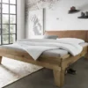 Doppelbett 'Navarra I' 180x200cm Wildeiche geölt