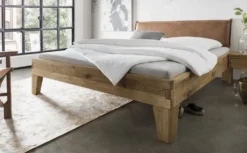 Doppelbett 'Navarra I' 160x200cm Wildeiche geölt
