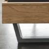 Doppelbett 'Redwood III' 160x200cm Wildeiche geölt