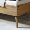 Doppelbett 180x200cm "Faro" Wildeiche massiv geölt