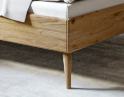 Doppelbett 160x200cm "Faro" Wildeiche massiv geölt