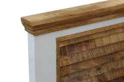 Doppelbett 180x200cm 'Nizza' Mango weiß natur