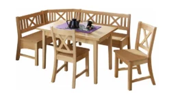 Eckbankgruppe komplett 'Dresden' Buche lackiert