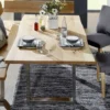 Eckbankgruppe 248x148cm "Amber II" Wildeiche massiv