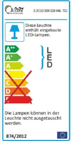 2er LED-Glaskantenbeleuchtung inkl. Touchsensor