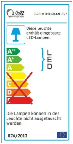 2er LED-Glaskantenbeleuchtung inkl. Touchsensor