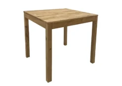 Esstisch "Lenox" 70x70cm Wildeiche massiv