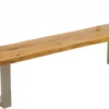 Esszimmerbank 260cm 'Amber II' Wildeiche massiv