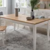 Esszimmerbank mit Truhe 180cm "Jale" Kiefer & Eiche massiv WZ-0622