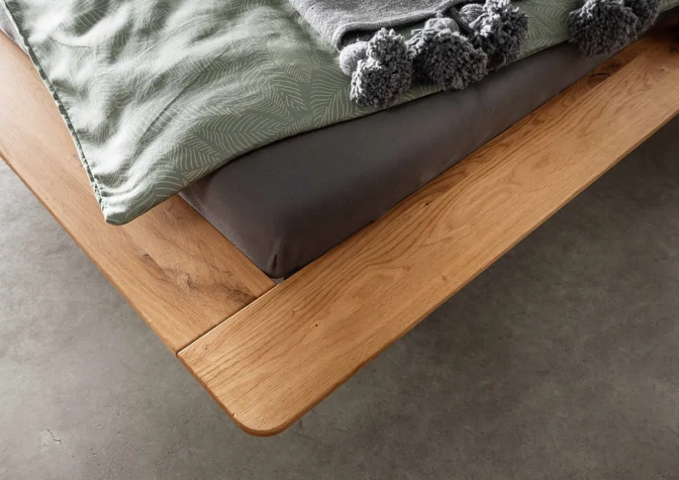 Futonbett Wildeiche massiv 'Tokio' verschiedene Größen 140x200cm