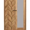 Garderobenschrank 88x192cm 'Ontario' Akazie massiv