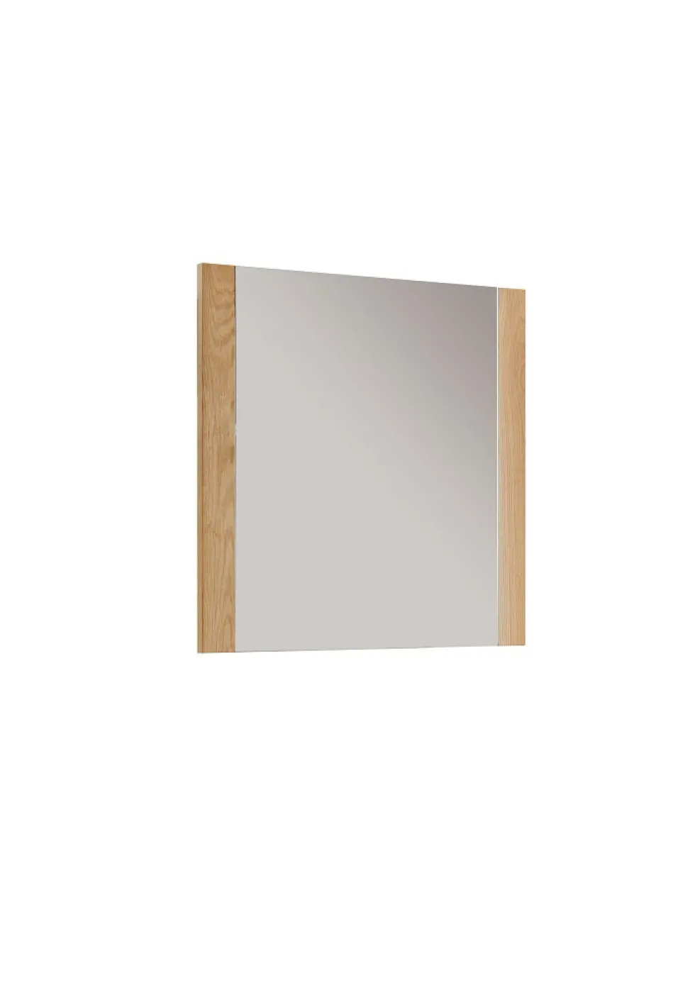 Garderobenspiegel 80x80cm "Riga" Wildeiche massiv