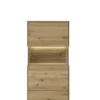 Highboard m.Glastüre 63x145cm 'München' Wildeiche geölt