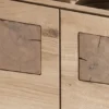 Highboard m.Holztüren 103x145cm 'Monza' Wildeiche geölt