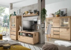 Highboard 103x148cm "Bergamo" Wildeiche geölt WZ-0159