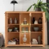 Highboard 150x135cm 'Danzig' Kernbuche geölt