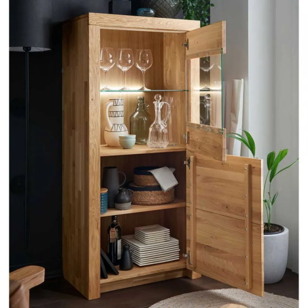 Highboard 65x141cm "Dover" Wildeiche geölt WZ-0169
