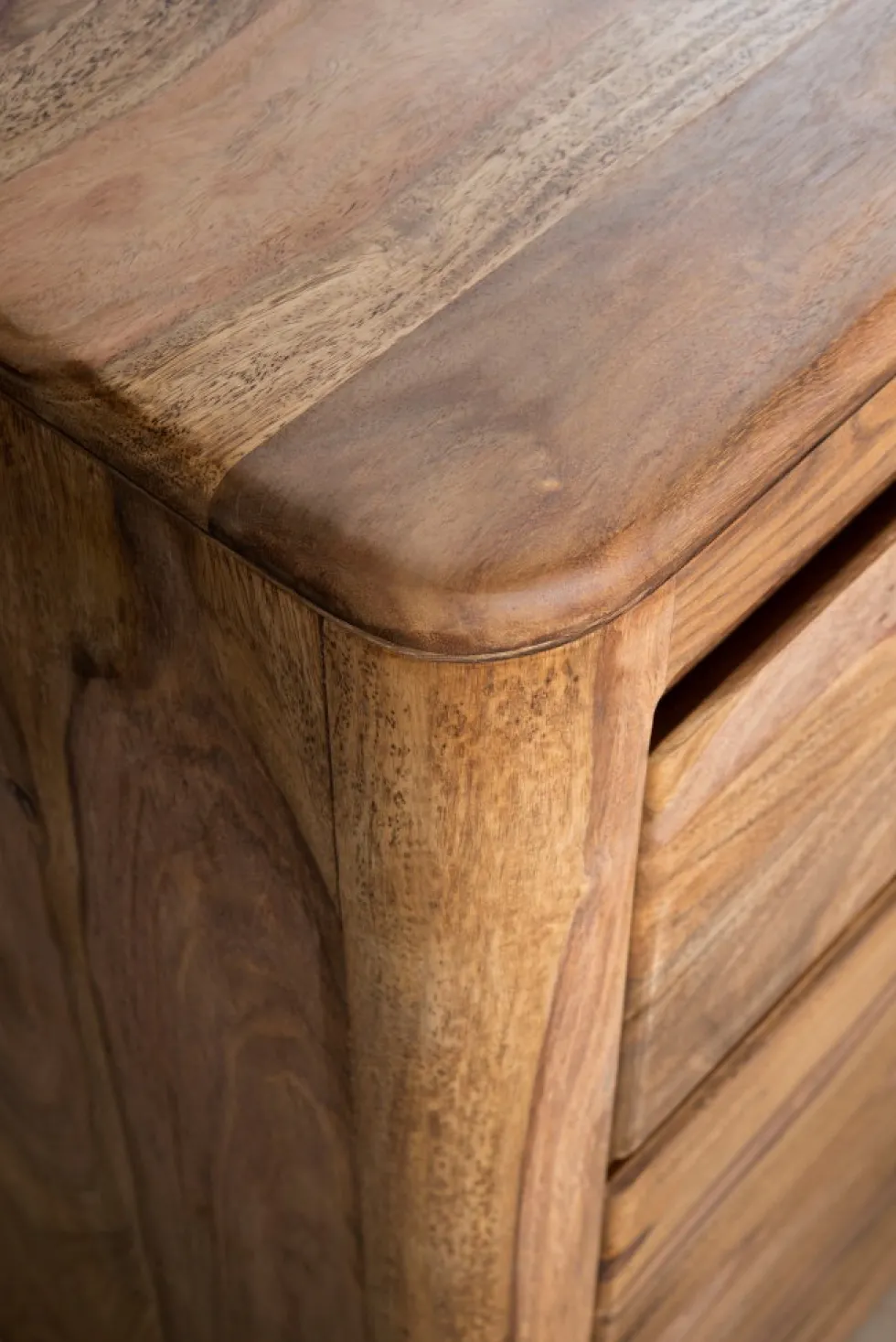 Highboard 166x145cm "Indian Sunset" Sheesham