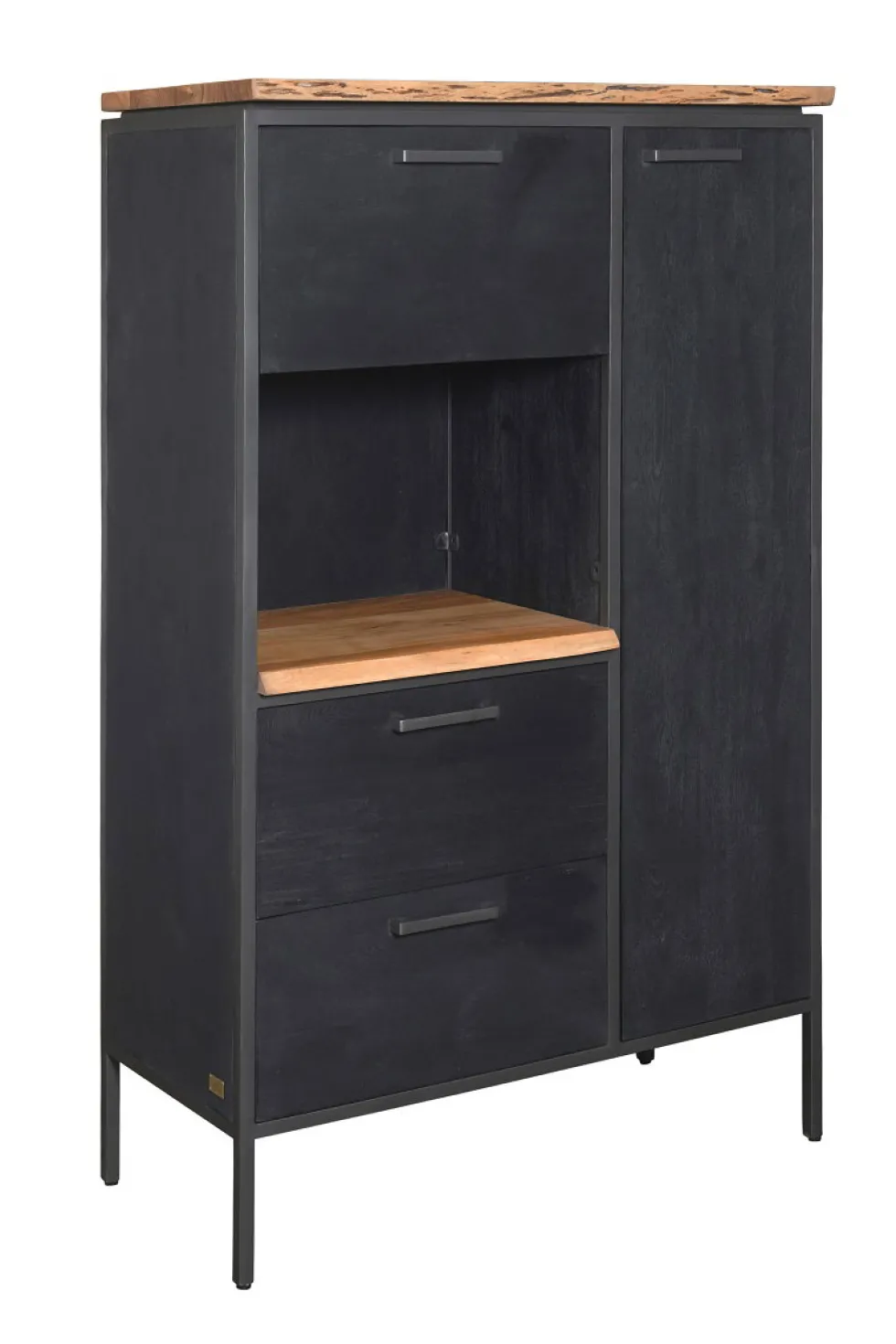 Highboard 92x155cm "Kuba" Akazie mit Baumkante