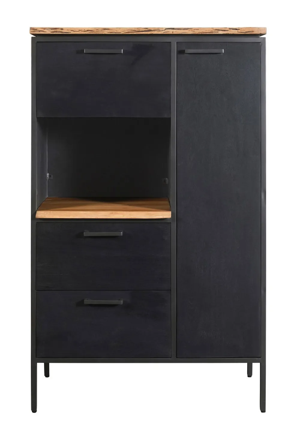 Highboard 92x155cm "Kuba" Akazie mit Baumkante