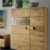 Highboard 96x140cm 'Montreal' Wildeiche geölt