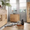 Highboard 157x127cm "Savona" Wildeiche geölt