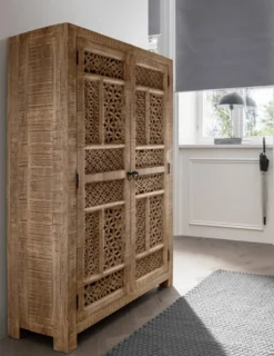 Highboard 80x135cm 'Shania' Mangoholz massiv
