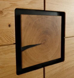 Highboard 129x125cm "Zarah" Wildeiche geölt