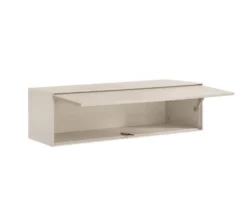 Hängeelement 140cm 'Locarno' MDF creme mit Klappe