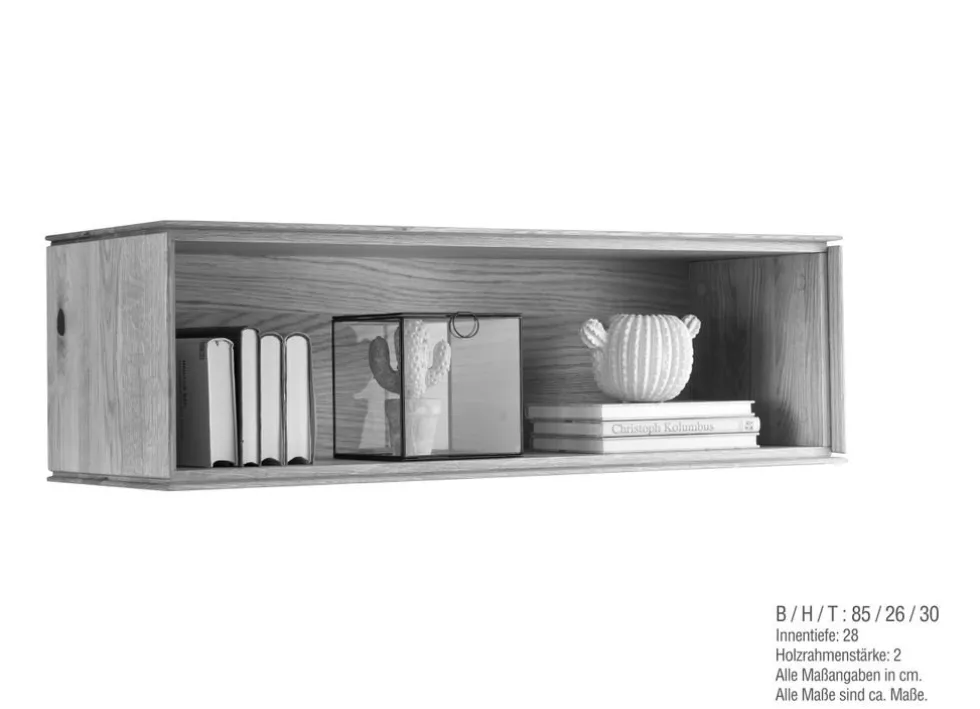 Hängeelement 85x26cm 'Prag' Wildeiche geölt WZ-0546