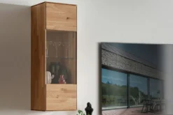 Hängevitrine 40x123cm 'Prag' Wildeiche geölt WZ-0546