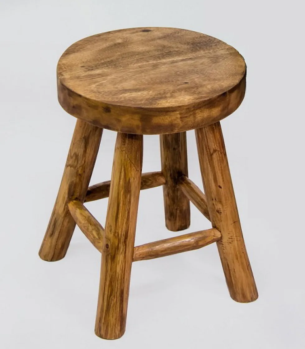 Hocker/Beistelltisch 30cm "Togo" Teakholz
