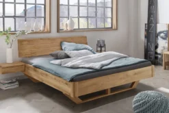 Jugendbett Überlänge 'Mona' 140x220cm Wildeiche geölt