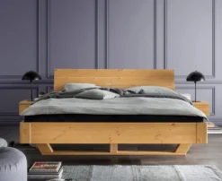 Jugendbett 'Carina' 140x200cm Kiefer gebeizt & geölt