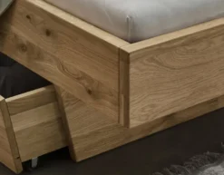 Jugendbett mit Schubkästen 'Redwood I' 140x200cm Wildeiche geölt