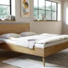 Jugendbett 140x200cm "Faro" Wildeiche massiv geölt