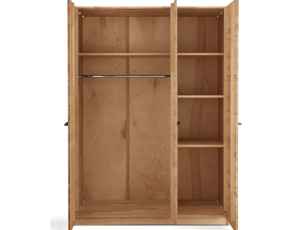 Kleiderschrank 140cm 'San Antonio' Wildeiche geölt