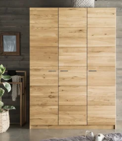 Kleiderschrank 140cm 'San Antonio' Wildeiche geölt