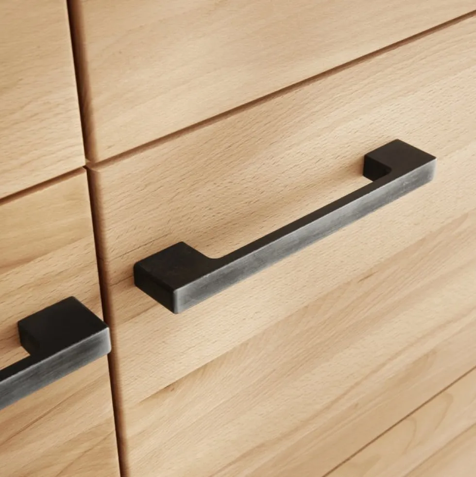Kleiderschrank 140cm 'San Antonio' Kernbuche geölt