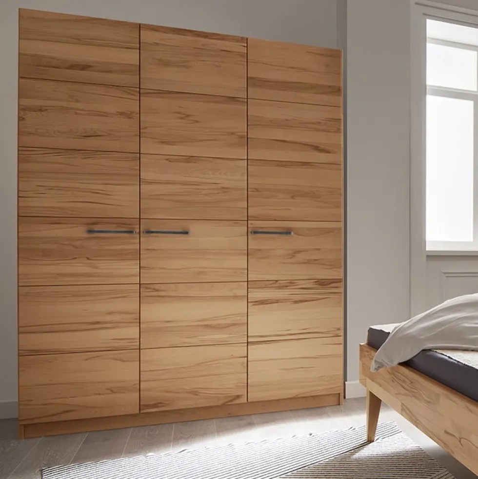 Kleiderschrank 140cm 'San Antonio' Kernbuche geölt