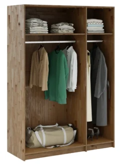 Kleiderschrank 143cm 3-trg.