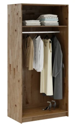 Kleiderschrank 96cm 2-trg.