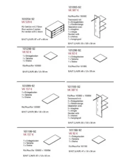 Kleiderschrank 202cm 4-trg.