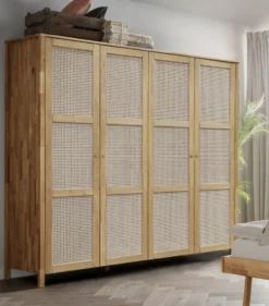 Kleiderschrank 202cm 4-trg.