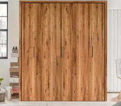 Kleiderschrank 3-trg. 194cm 'Alexandra' Wildeiche massiv geölt