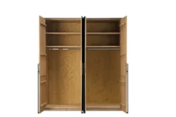 Kleiderschrank 4-trg. 200cm 'Boston' Wildeiche geölt