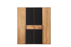Kleiderschrank 4-trg. 200cm 'Boston' Wildeiche geölt