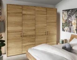 Kleiderschrank 4-trg. 245cm 'Colorado' Wildeiche geölt